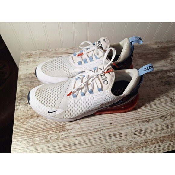 Nike Air Max 270 USA Men's Size 10 Athletic White Red Shoe Sneakers DJ5172-100 - Picture 6 of 10